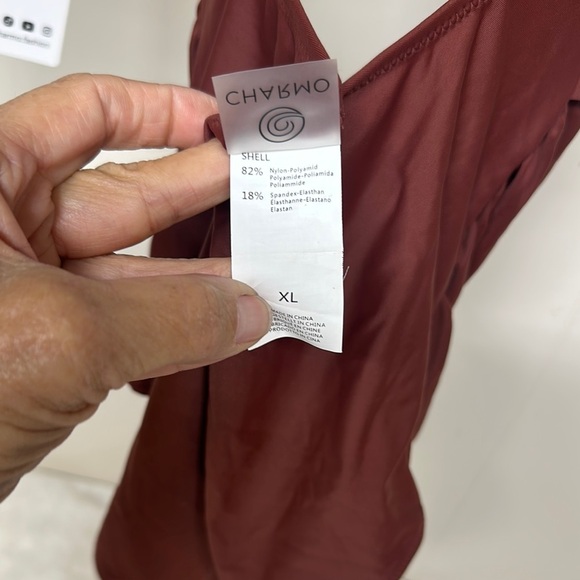 Chic Brown One-Piece Swimsuit with Asymmetrical Cut-Out - Picture 8 of 12